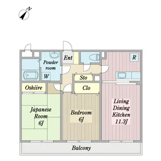 プリマヴェーラ【1階】の間取り