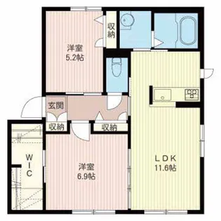 ボヌール C【1階】の間取り