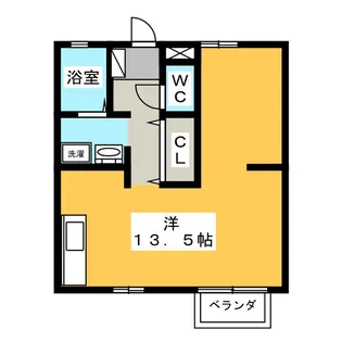 アークレシェンテ【1階】の間取り