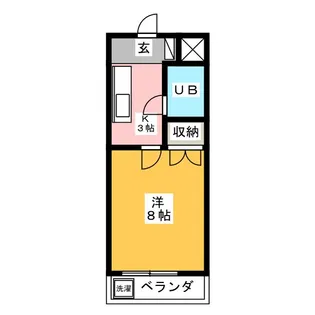 コーポエイト【4階】の間取り