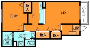 ペルラA【1階】の間取り