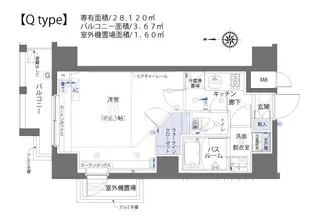 東京都板橋区熊野町【マンション】の間取り