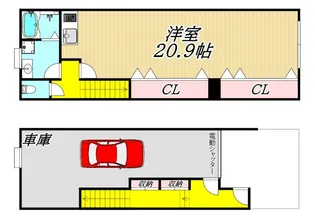 ワーキングベース伊丹WESTの間取り