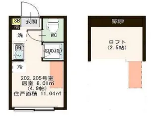 WoodGarden【2階】の間取り
