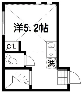 アーバンプレイス中野中央A【2階】の間取り