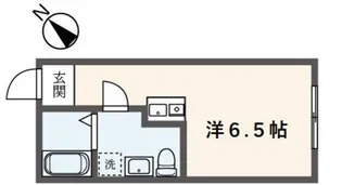 バーンフリート稲田堤六番館【1階】の間取り