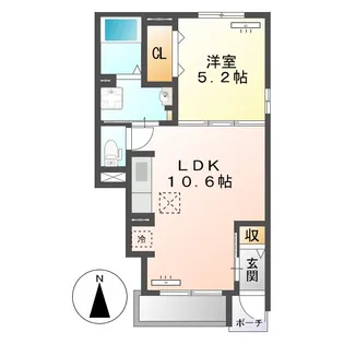 セレノ1【1階】の間取り