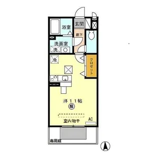 グレイスガーデン【1階】の間取り