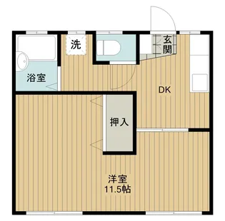 サンコーポヤマブン【2階】の間取り