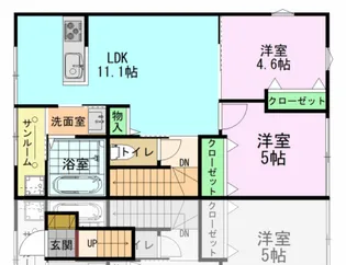 Seize A【2階】の間取り