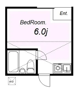 ユナイト小田ヴェネツィアの瞳【2階】の間取り
