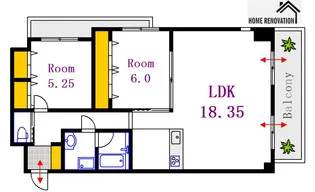 コマツエステート2【5階】の間取り