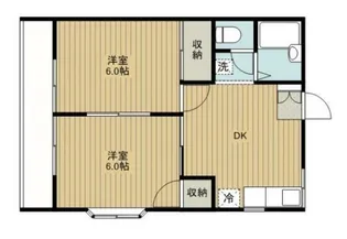 第2フォーブル富士見【2階】の間取り