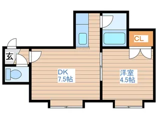 ゾンネブルーメI【2階】の間取り