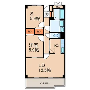 グランシャリオ【4階】の間取り