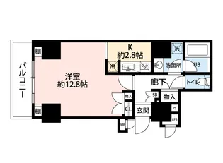 ユニロイヤル九段南【4階】の間取り