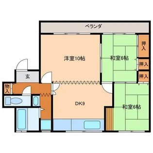 コーセーマンション【2階】の間取り