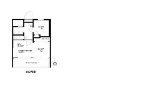 メゾンドエスト【1階】の間取り