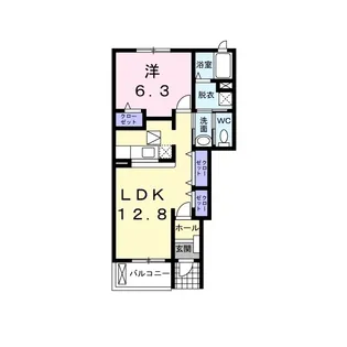 ファミーユI【1階】の間取り