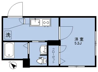 二子玉川アパートメント【3階】の間取り