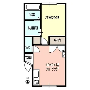 パストラル清住【2階】の間取り