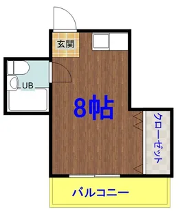 ハイツ嵯峨 京橋【2階】の間取り