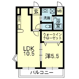 アーバンフォレストビル【2階】の間取り