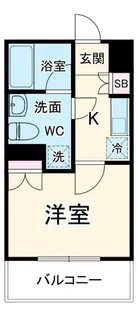 エクセリア溝ノ口【3階】の間取り
