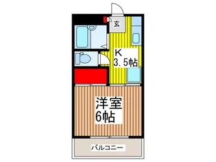 ベアパレスA【3階】の間取り