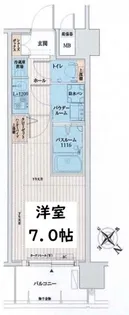 アドバンス西梅田IIIエミネンス【9階】の間取り