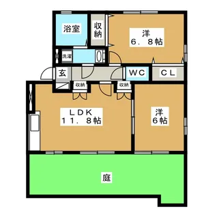 リビングタウン香久山 A棟【1階】の間取り