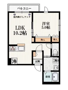 スタンツァ フェリーチェ【2階】の間取り