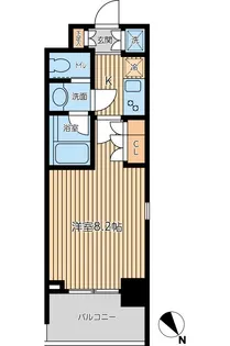 ドゥーエつつじヶ丘【5階】の間取り