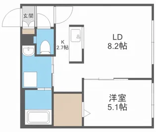 Premier-ist N.43(プレミアイスト エヌドット43)【2階】の間取り