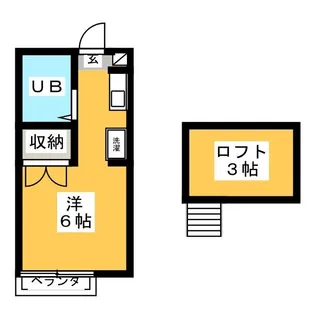 ロワール学園東町【2階】の間取り