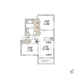 FLOWER FIELDS KASHIWA フラワーフィールズカシワ【2階】の間取り