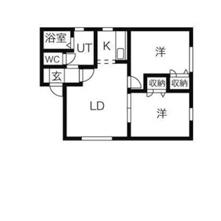 クレストパレス【1階】の間取り