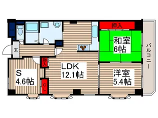 セレブラ-ル蕨【3階】の間取り