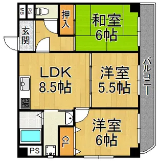 PlanDole YUNE【3階】の間取り