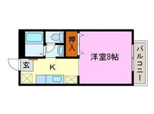 プランドール石部駅前【2階】の間取り