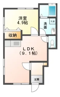カーサリベルタ【1階】の間取り