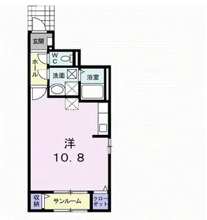 メープル【1階】の間取り