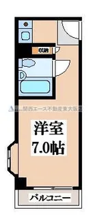 サニーハイム小若江【4階】の間取り