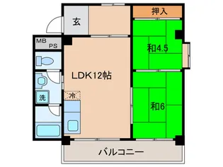 スト-ク中島【9階】の間取り