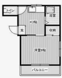 神宮Nコーポ【2階】の間取り