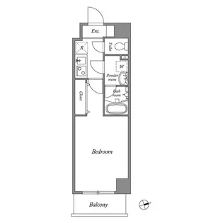 クオリタス浅草【3階】の間取り
