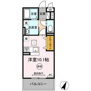 グラン シャルールK【2階】の間取り