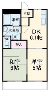 グランディール後藤II【2階】の間取り