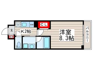 カモミール一之江【6階】の間取り