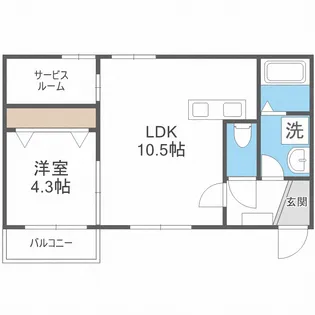 SunMark有田【2階】の間取り